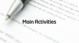 Main Activities